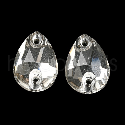 Glass Connector Charms GLAA-A006-15A-1