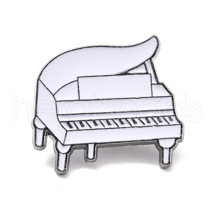 Piano Enamel Pin JEWB-E012-06B-1