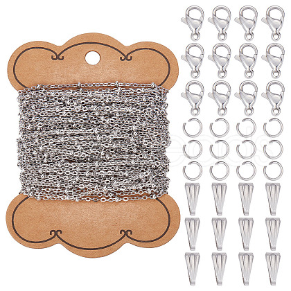 SUNNYCLUE DIY Chain Necklaces Making Kits DIY-SC0020-81-1