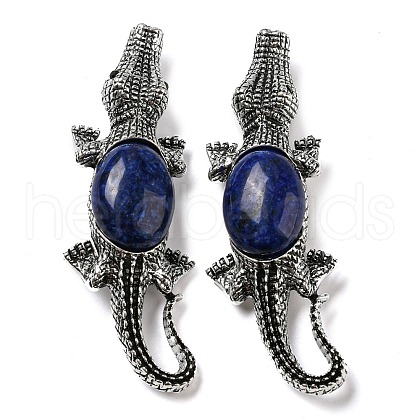 Dual-use Items Alloy Crocodile Brooch JEWB-C026-01D-AS-1