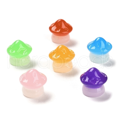 Luminous Resin Mushroom Ornament RESI-F045-11B-1