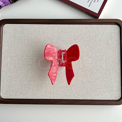 Bowknot Cellulose Acetate Claw Hair Clips PW-WG0C72B-05-1