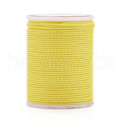 Round Waxed Polyester Cord X-YC-G006-01-1.0mm-04-1