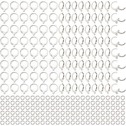  120Pcs 304 Stainless Steel Leverback Earring Findings STAS-NB0001-56-1