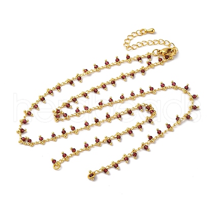 Brass Cable Chain Necklace Making KK-K337-12G-06-1