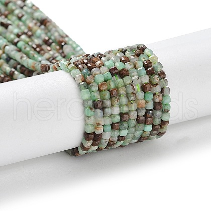 Natural Chrysoprase Beads Strands X-G-P514-B03-01-1