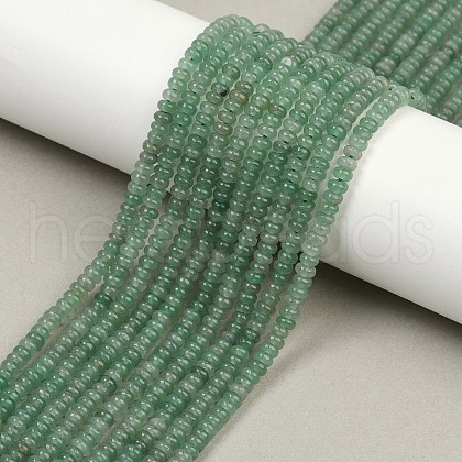Natural Green Aventurine Beads Strands G-H292-A22-01-1