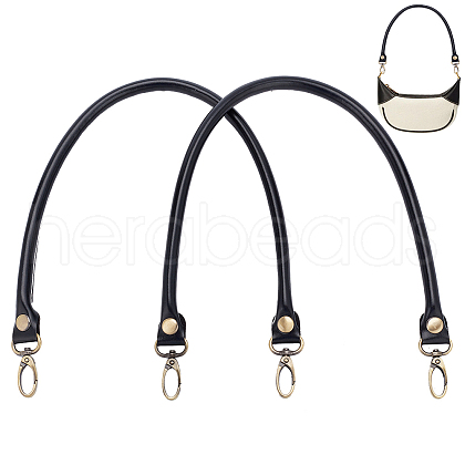 Round PU Leather Bag Handles FIND-WH0135-78-1