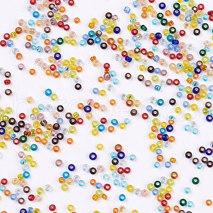 12/0 Grade A Round Glass Seed Beads SEED-Q007-FM-1