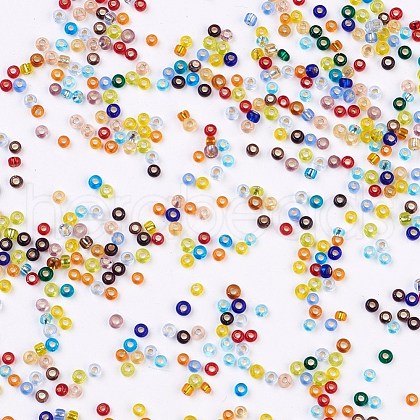 12/0 Grade A Round Glass Seed Beads SEED-Q007-FM-1