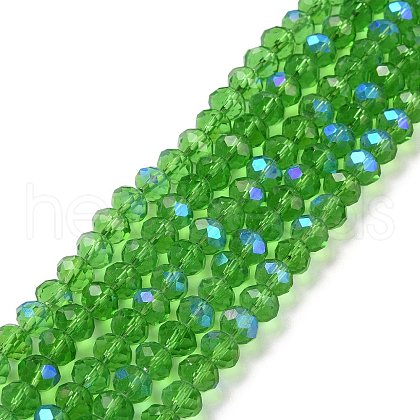 Electroplate Glass Beads Strands X1-EGLA-A034-T8mm-L08-1