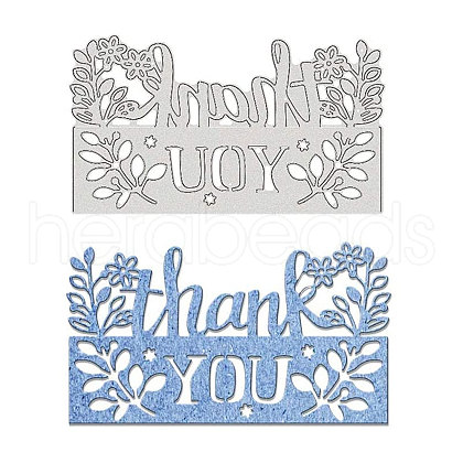 Thanksgiving Day Carbon Steel Cutting Dies Stencils DIY-WH0170-266-1
