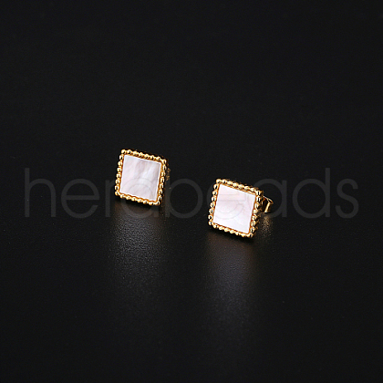 304 Stainless Steel Stud Earrings for Women YH6943-1-1