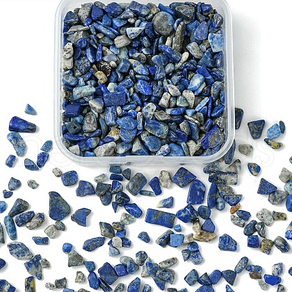50G Natural Lapis Lazuli Chip Beads G-YW0001-71-1