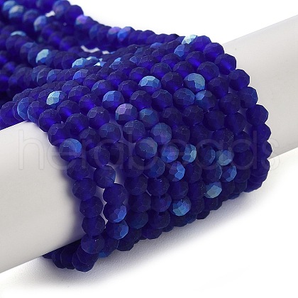 Imitation Jade Glass Beads Strands EGLA-YW0003-19B-05-1
