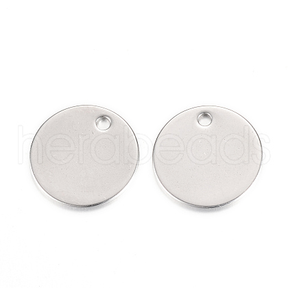 Non-Tarnish 304 Stainless Steel Stamping Blank Tag Pendants X-STAS-S058-14-1