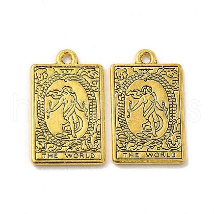 Rack Plating Alloy Pendants PALLOY-N163-180D-AG-1