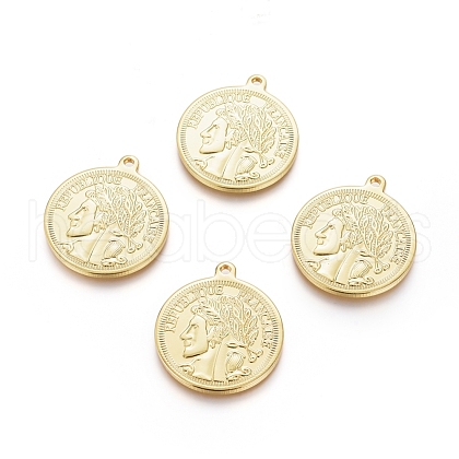 Brass Pendants KK-G389-07G-1