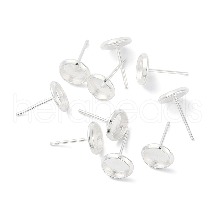 304 Stainless Steel Stud Earring Settings STAS-H436-20A-G01-1