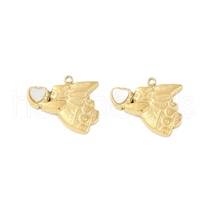 Natural Shell Charms STAS-P366-18G-1