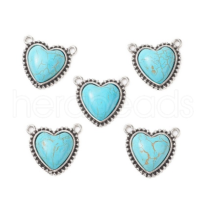 Synthetic Turquoise Pendants FIND-TADZ0001-01AS-1