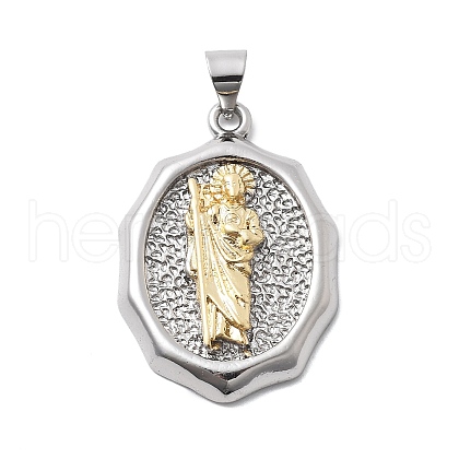 Brass Pendants KK-D367-05PG-C-1