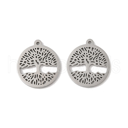 Non-Tarnish 304 Stainless Steel Pendants STAS-L245-010B-P-1