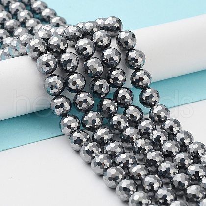 Terahertz Stone Beads Strands G-P514-D01-01-1