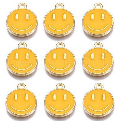 Alloy Enamel Charms ENAM-YW0001-97-C-1