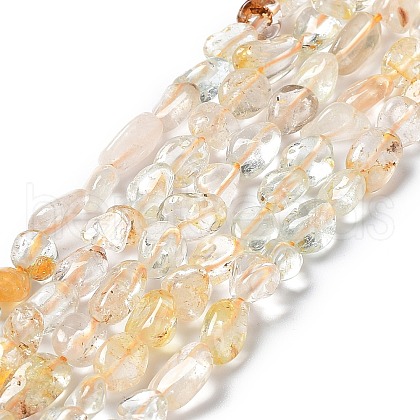 Natural Topaz Beads Strands G-I351-A10-1