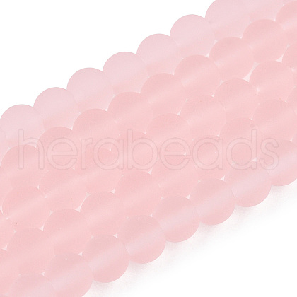 Transparent Glass Beads Strands GLAA-T032-T4mm-MD10-1