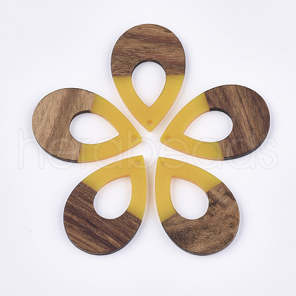 Resin & Walnut Wood Pendants RESI-S358-94D-1