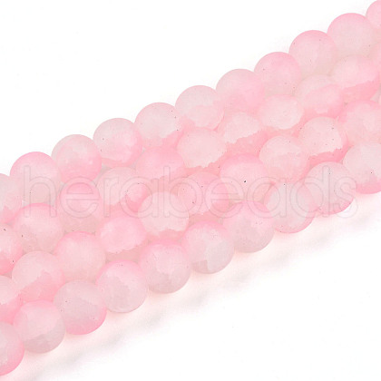 Crackle Glass Beads Strands GLAA-N009-10mm-02-1