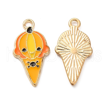 Alloy Enamel Pendants FIND-G055-16G-1