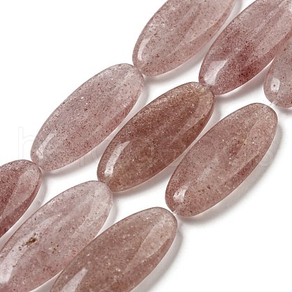 Natural Strawberry Quartz Beads Strands G-B078-E05-01-1
