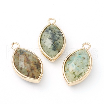 Natural Gemstone Pendants G-B009-01G-N-1