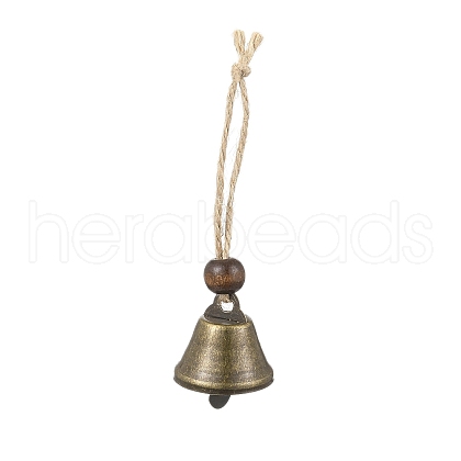 Iron Bell Hanging Ornaments HJEW-JM02422-1