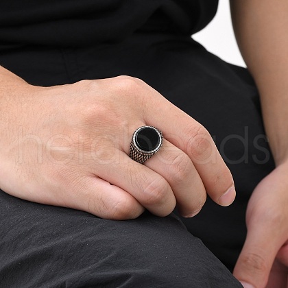 Stainless Steel Color Finger Rings for Men FS-WG49563-04-1
