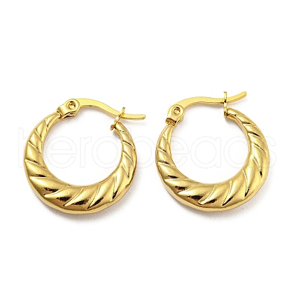 Vacuum Plating 304 Stainless Steel Hoop Earrings for Women EJEW-Q772-06G-1