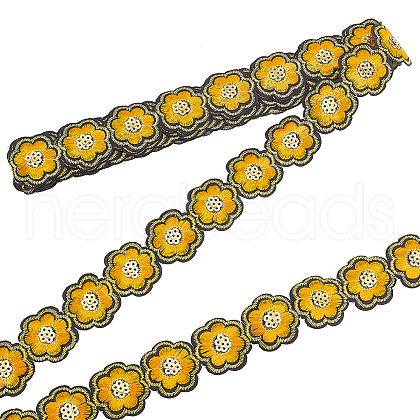 Polyester Lace Trim OCOR-WH0068-52A-1