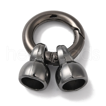 Ring Rack Plating Brass Spring Gate Rings KK-A225-05A-B-1