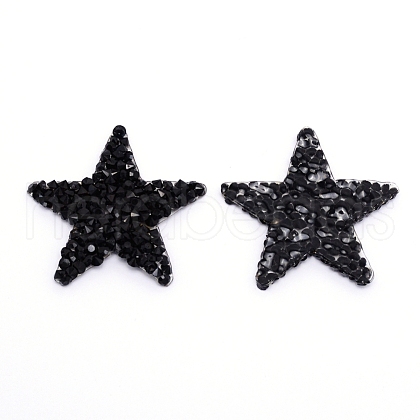 Star Rhinestone Patches DIY-WH0189-25A-01-1