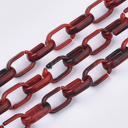 Handmade Acrylic Cable Chains SACR-N006-009D-1