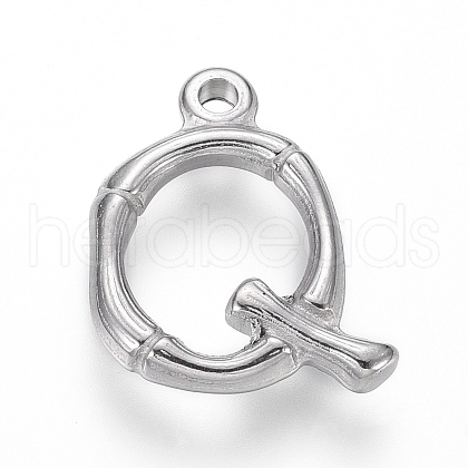 304 Stainless Steel Pendants STAS-G214-38P-Q-1