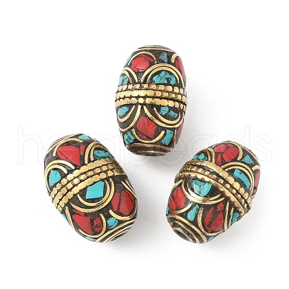 Brass Beads KK-H075-01AG-02-1