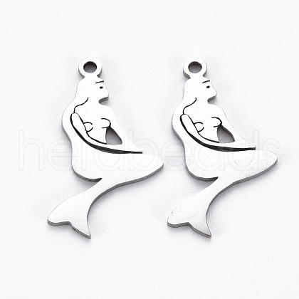 Non-Tarnish 201 Stainless Steel Pendants STAS-Q240-066P-1