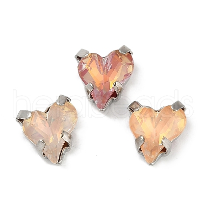 Brass Glass Rhinestone Sew on Rhinestones RGLA-B004-09A-P-1