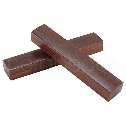 Wood Chinese Calligraphy Paper Weight Cast AJEW-WH0326-31-1
