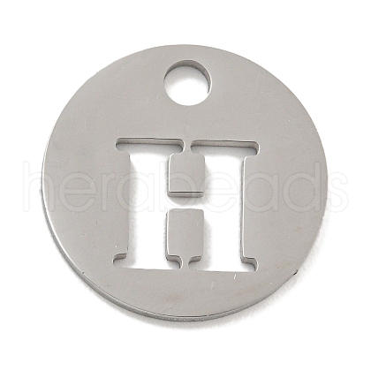 Non-Tarnish 304 Stainless Steel Pendants STAS-F233-M-P01-A-H-1