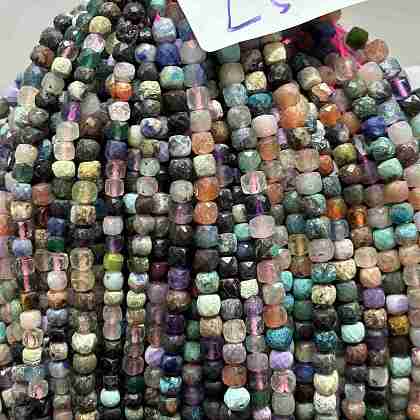Natural Mixed Stone Beads Strands G-RM241221-L5-1